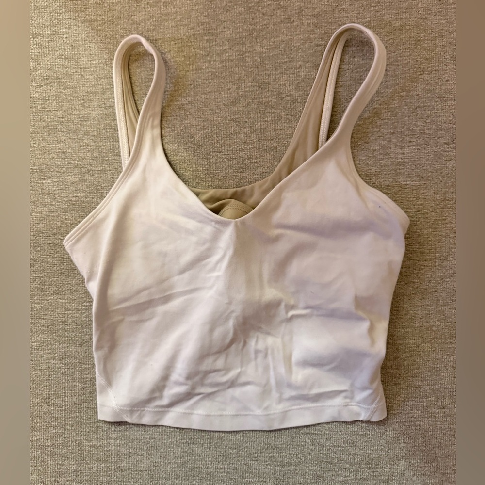 White Lululemon Align Tank